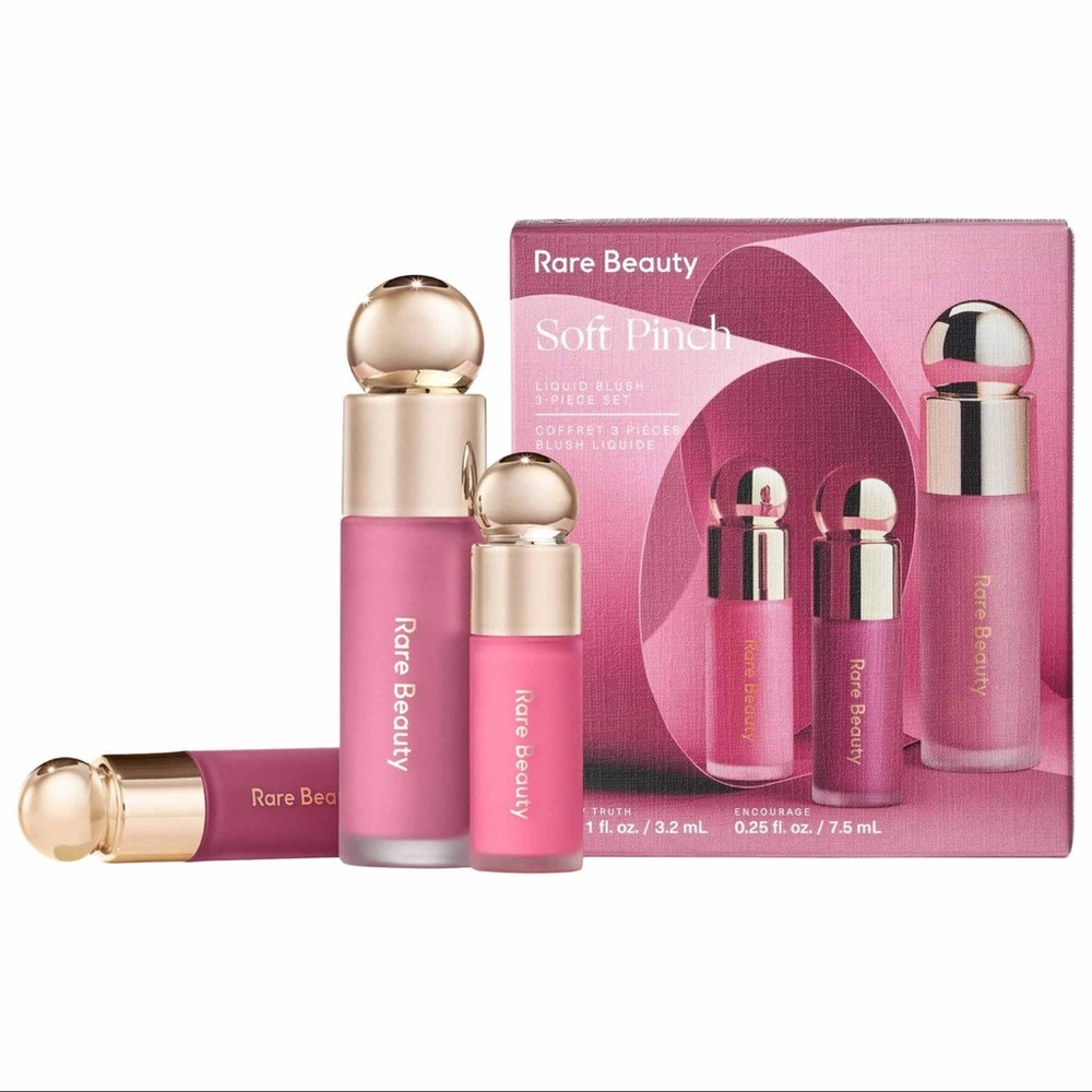 Rare Beauty by Selena Gomez Soft Pinch Liquid Blush 3 Piece Set